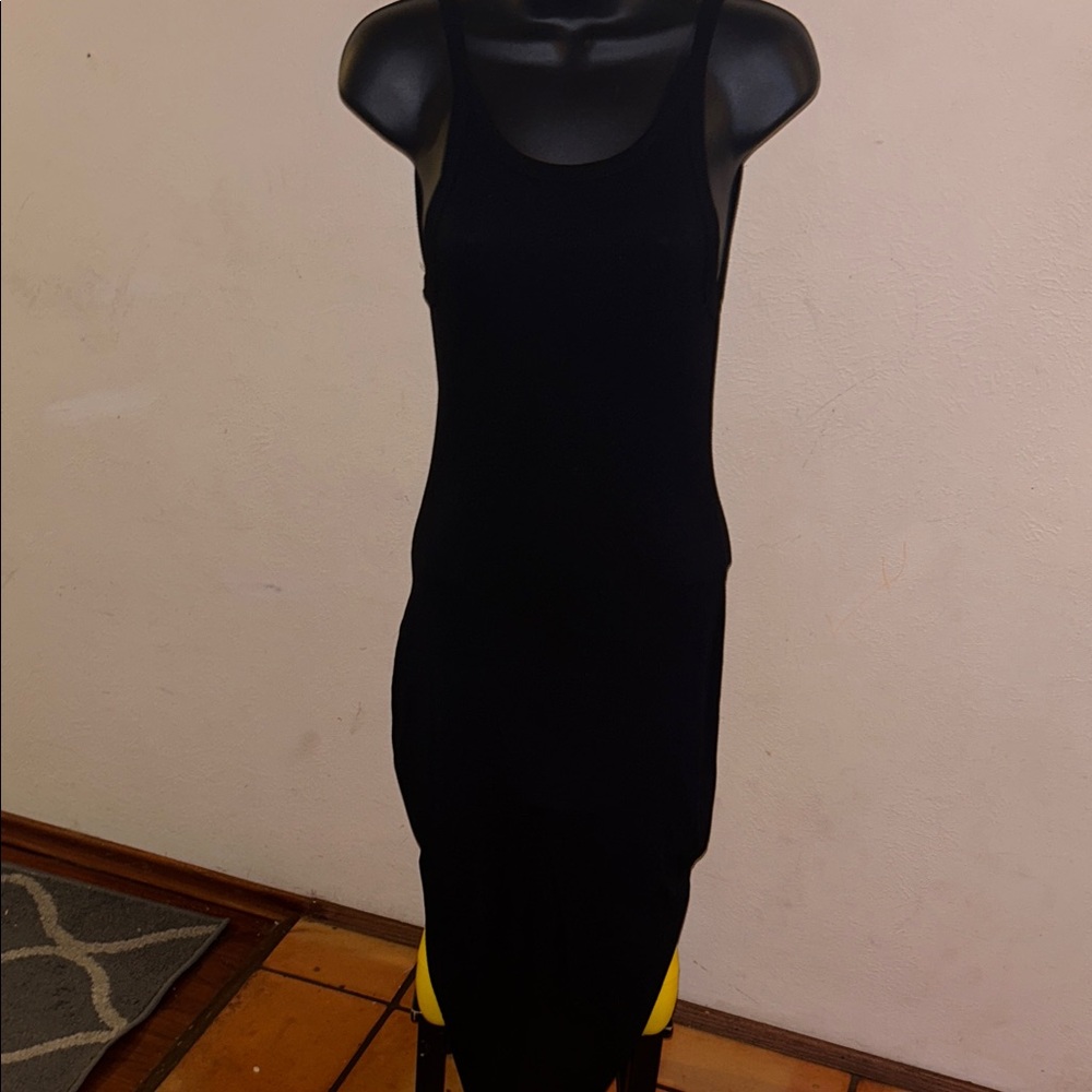 Classic Black backless Women's Dress